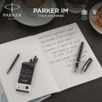 PARKER IM Dark Espresso Fountain Pen with Blue Ink