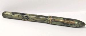 Drexel Green Swirl Vintage Fountain Pen