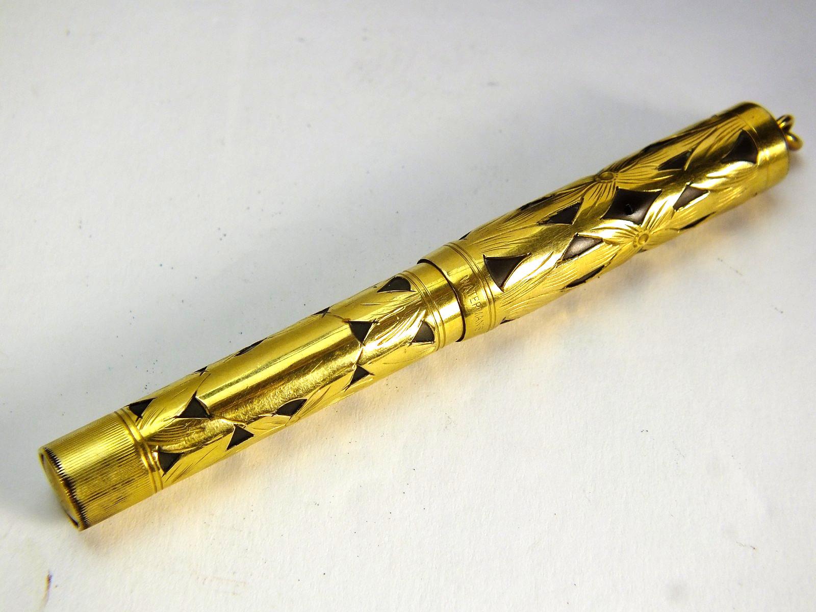 Waterman Ideal 0552 Filigree Overlay Fountain Pen