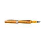 Visconti Mirage Amber Fountain Pen with Steel Nib