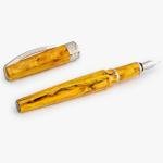 Visconti Mirage Amber Fountain Pen with Steel Nib