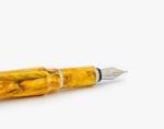 Visconti Mirage Amber Fountain Pen with Steel Nib