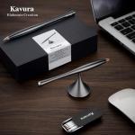 Kavura Metal Gravity Spinner Pen - Elegant Black Design