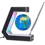 Floating Globe Lamp with Pen – Unique Desk Decor