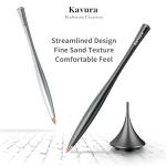 Kavura Metal Gravity Spinner Pen - Elegant Black Design