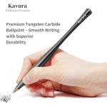 Kavura Metal Gravity Spinner Pen - Elegant Black Design