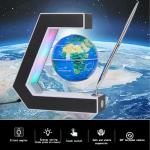 Floating Globe Lamp with Pen – Unique Desk Decor