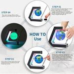 Floating Globe Lamp with Pen – Unique Desk Decor