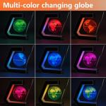 Floating Globe Lamp with Pen – Unique Desk Decor