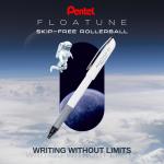 Pentel Floatune Rollerball Pen with 3 Ink Colors