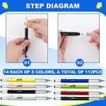 Zhanmai 6-in-1 Multi Tool Pen Set