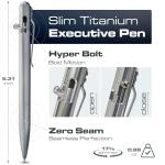 BASTION® Slim Titanium Bolt Action Luxury Pen