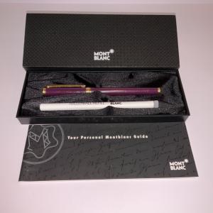 Montblanc Purple Gold Trim Rollerball Pen 1990