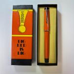 Parker Big Red Ballpoint Pen with Chrome Trim