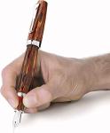 Montegrappa Mia Flaming Heart Fountain Pen – Red/Brown