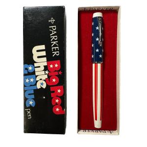 Vintage Parker Big Red Ballpoint Pen in Box