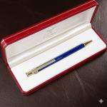 Cartier Trinity Blue Marble Ballpoint Pen