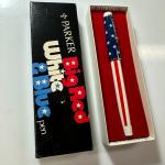 Vintage Parker Big Red Ballpoint Pen in Box