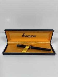Waterman Vintage Paris Fountain Pen - Black/Gold Trim