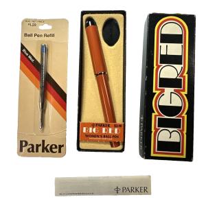 Vintage Parker Big Red Women's Ballpoint Pen