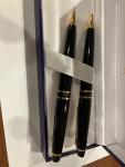 Waterman Paris Vintage Black Gold Ballpoint & Pencil