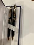 Waterman Paris Vintage Black Gold Ballpoint & Pencil