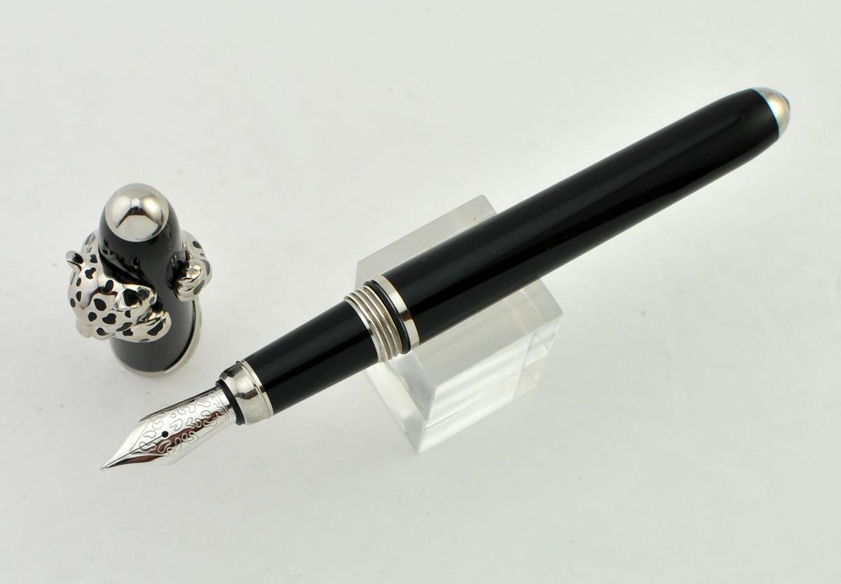 Cartier Panther Decor Fountain Pen 18K Gold Limited