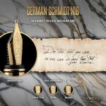 Scriveiner Silver Chrome Luxury Fountain Pen Set