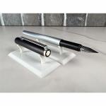 Montblanc 1120 Vintage Fountain Pen - Silver & Black