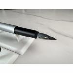 Montblanc 1120 Vintage Fountain Pen - Silver & Black