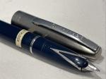 Sheaffer Vintage Silver Cap Blue Fountain Pen
