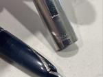 Sheaffer Vintage Silver Cap Blue Fountain Pen