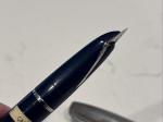Sheaffer Vintage Silver Cap Blue Fountain Pen