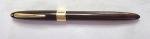 Vintage 1950s Sheaffer Brown Touchdown Fountain Pen