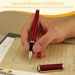 BEILUNER Luxury Rollerball Pen with 24K Gold Trim