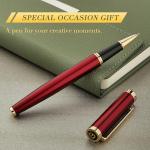 BEILUNER Luxury Rollerball Pen with 24K Gold Trim