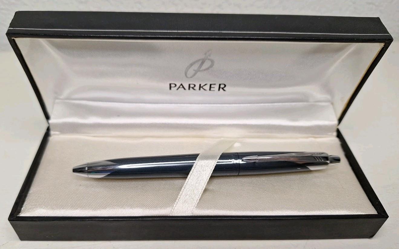 Parker Vintage Gray/Chrome Ballpoint Pen Set