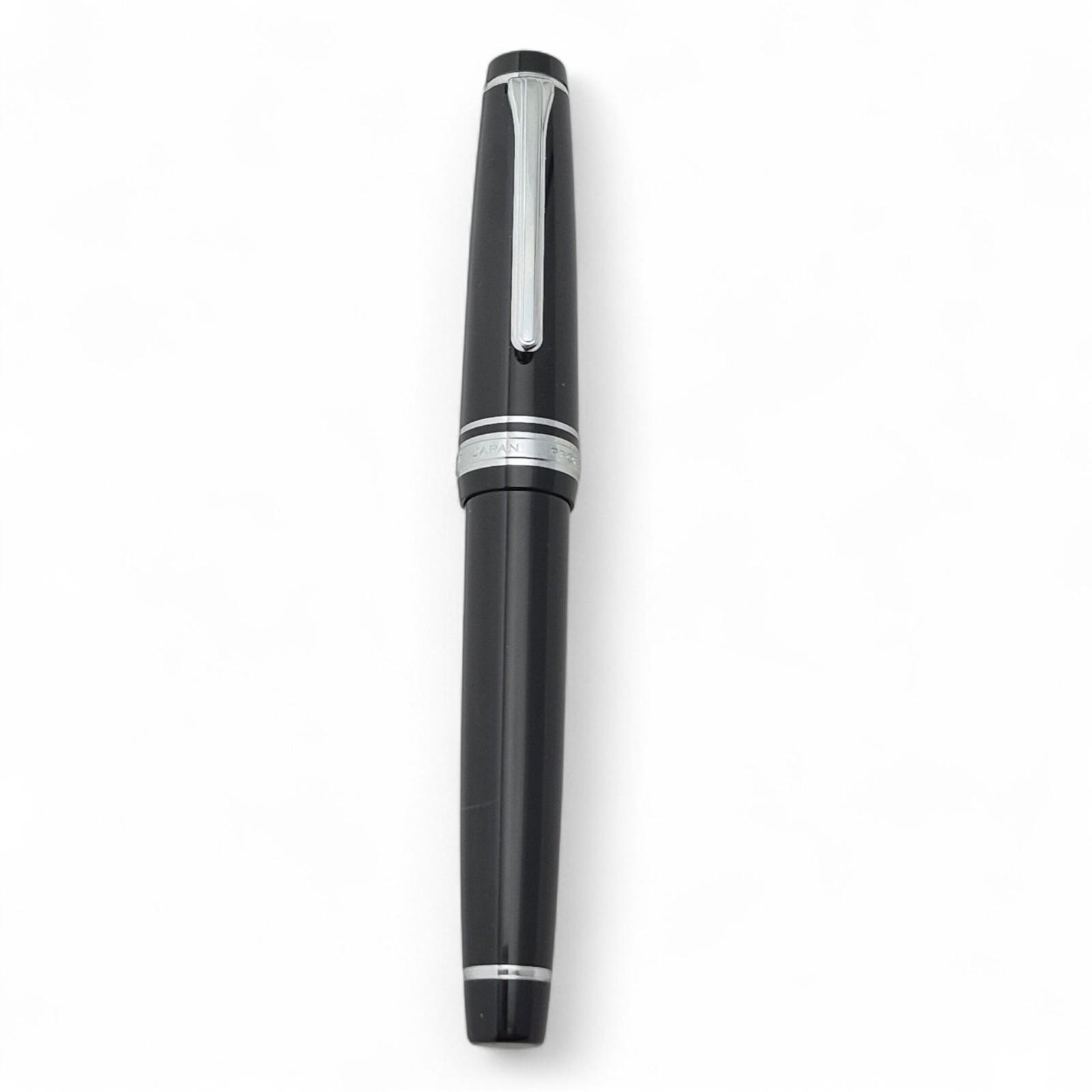 Sailor Ginza 21K Black Silver Fountain Pen