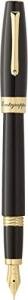 Montegrappa Felicità Black Fountain Pen with Gold Trim
