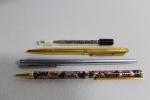 Vintage Cloisonné Enamel Ballpoint Pens Set