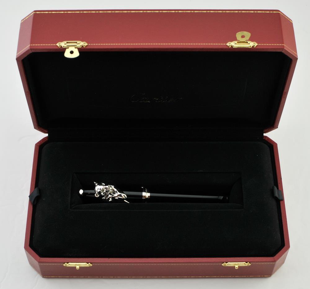 Cartier Panther Decor Fountain Pen 18K Gold Limited