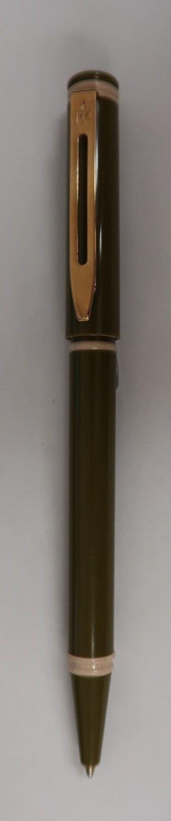 Waterman Forum Olive Ivory Gold Ballpoint Pen