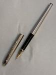 PARKER 75 Vintage Silver Fountain Pen with 14K Nib