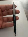 Vintage Parker Green and Silver Ballpoint Pen