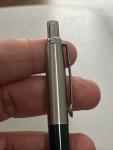 Vintage Parker Green and Silver Ballpoint Pen