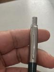 Vintage Parker Green and Silver Ballpoint Pen