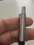Vintage Parker Green and Silver Ballpoint Pen
