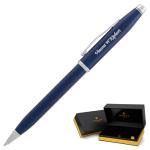 Engraved Cross Century II Blue Ballpoint Pen