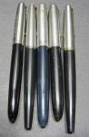 Set of 5 Vintage Parker Fountain Pens