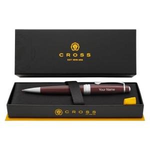 Personalized Cross Bailey Red Ballpoint Pen